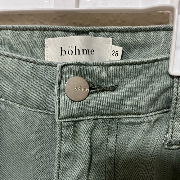Böhme Green Denim Jeans - Picture 2 of 3